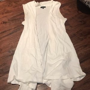 White Express Waterfall vest size Large